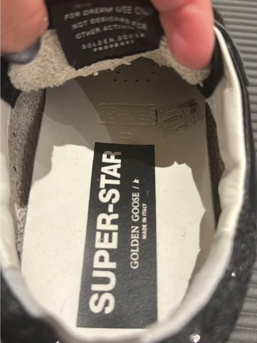 Golden Goose Black and White 'Superstar' Women's Leather Sneakers
